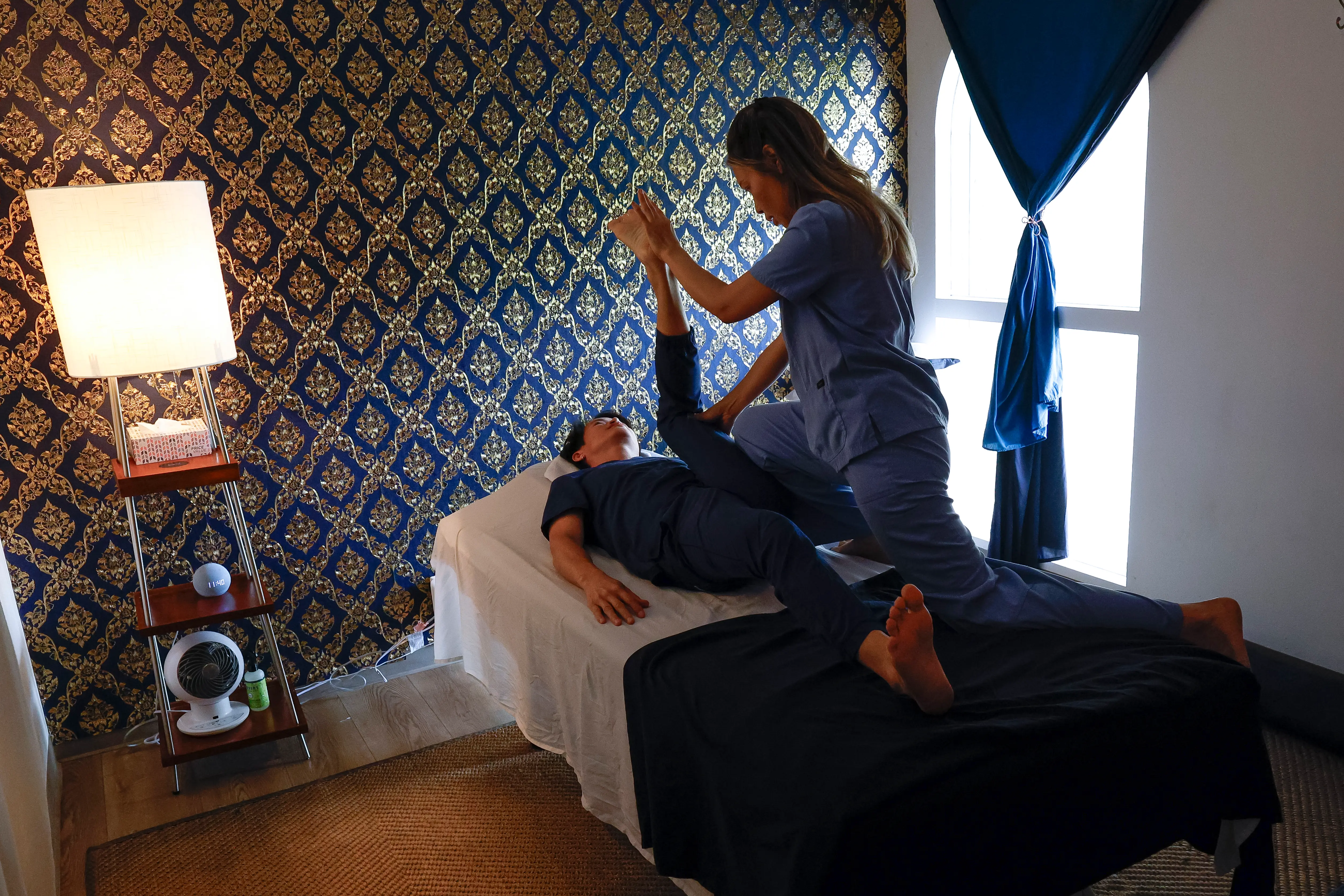 Thai Herb Signature Massage demonstration at Thai Herb Massage